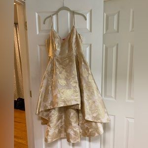 Lily Pulitzer gold gown